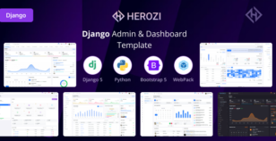 Herozi - Django Admin & Dashboard Template by Codebucks