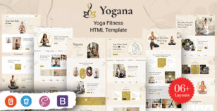Yogana - Yoga Fitness HTML Template by KodeSolution