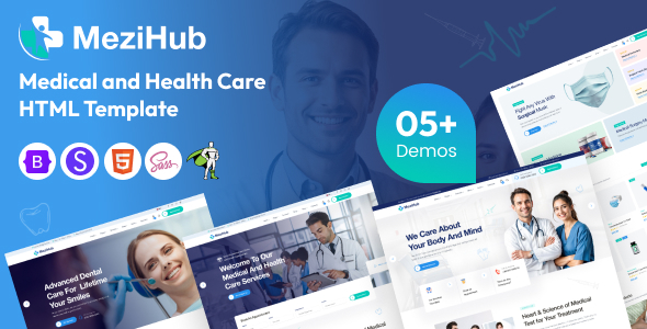 Mezihub – Medical & Health Care HTML Template by modinatheme