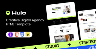 Hulo - Creative Digital Agency HTML Template by themecorn