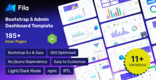 Fila - Multipurpose Bootstrap 5 Admin Dashboard Template by EnvyTheme