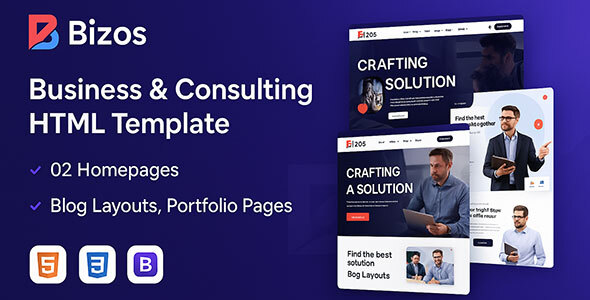 Bizos - Creative Agency HTML Template by templatebucket