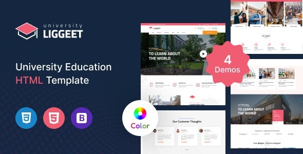 Liggeet - University Education HTML Template by template_path