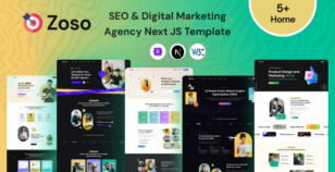 Zoso - SEO & Digital Marketing Agency Next JS Template by media-city