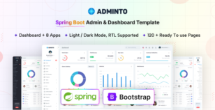 Adminto - Spring Boot Admin Dashboard Template by coderthemes