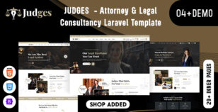 Judges - Attorney & Legal Consultancy Laravel Template by dreamlayout