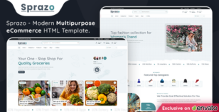 Sprazo - Multipurpose eCommerce HTML Template by ashishmaraviya