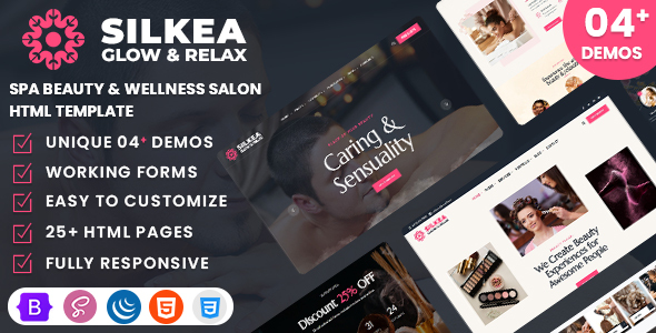 Silkea - Spa Beauty & Wellness Salon HTML Template by WebsiteLayout
