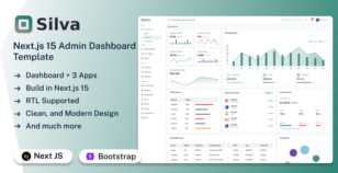 Silva - Next Js 15 Admin & Dashboard Template by Zoyo-Themes