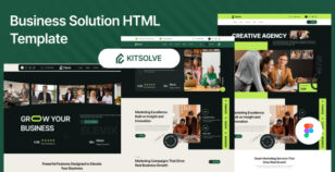 Kitsolve – Business Solution HTML Template by kitdokan