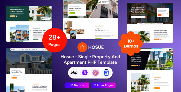 Hosue - Single Property & Apartment PHP Template by Unifato