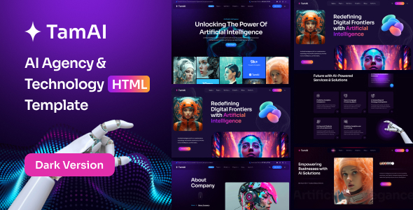 Tamai - Ai Agency & Technology HTML Template by Webtend