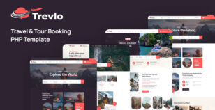 Trevlo - Travel & Tour PHP Template by bracketweb