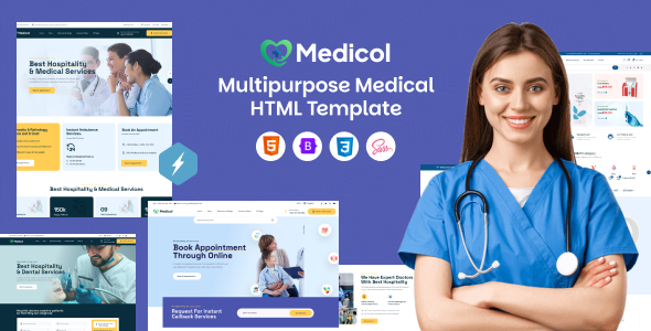 Medicol - Health & Medical Pharmacy HTML Template Mutlipurpose by webnextpro