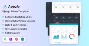 Appzia - Django Admin & Dashboard Template by themesdesign