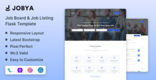 Jobya - Job Board & Job Listing Flask Template by themesdesign