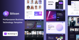 Silicon – Business & Technology Template + UI Kit Template by coderthemes