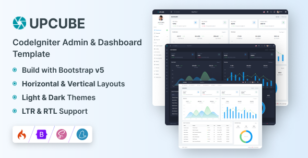 Upcube - CodeIgniter Admin & Dashboard Template by themesdesign