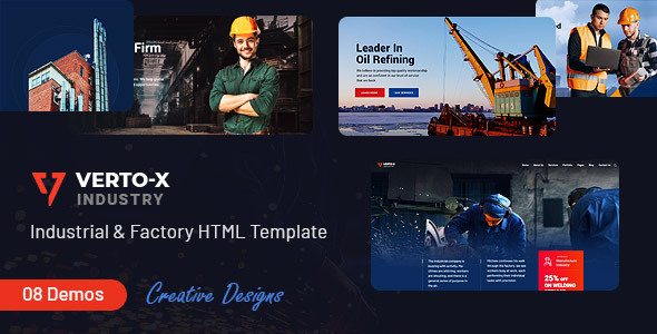 Vertox - Industry and Engineering HTML Template by ThemeArc