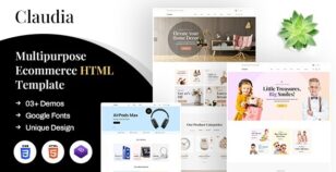 Claudia | Multipurpose Ecommerce HTML Template by designingmedia