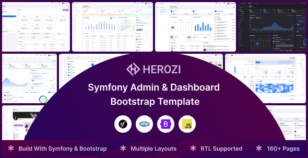 Herozi - Symfony Admin & Dashboard Template by SRBThemes