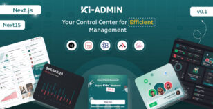 Ki-admin Next 15 + Typescript Admin Dashboard Template by la-themes