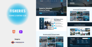 Fisheries - Fishing & Hunting Club HTML Bootsrap Template by creedcreatives