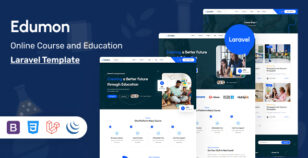 Edumon - Education and Online Course Laravel Template by themesvila