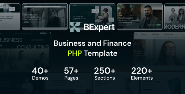 BExpert - Multipurpose Business and Finance PHP Template by BizanTheme