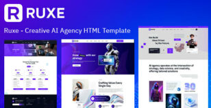 Ruxe - AI Agency & Technology HTML Template by templatebucket