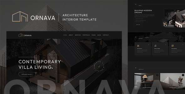 Ornava - Architecture & Interior HTML Template by DuruThemes