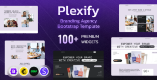 Plexify - Branding Agency Bootstrap Template by DexignZone
