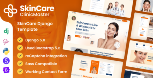 ClinicMaster - SkinCare Django Template by DexignZone