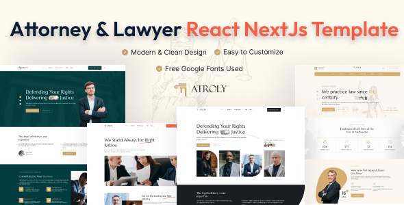 Atroly – Attorney & Lawyer React Nextjs Template by creative-hunk