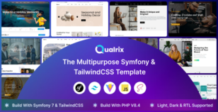 Qualrix - The Multipurpose Symfony Template by SRBThemes
