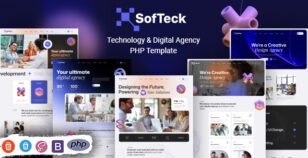 Softeck - Technology & Digital Agency PHP Template by KodeSolution