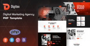 Digitex - Digital Marketing Agency PHP Template by KodeSolution