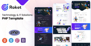 Roket - Technology & IT Solutions PHP Template by KodeSolution