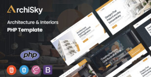 Archisky - Architecture & Interiors PHP Template by thimshop