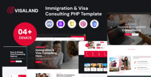 Visaland – Immigration & Visa Consulting PHP Template by BizanTheme
