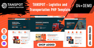 Tanspot - Logistics and Transportation PHP Template by webstall