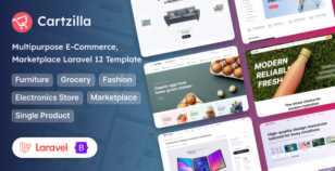 Cartzilla - Laravel Multipurpose E-Commerce Template by coderthemes