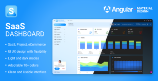 Saasuiux Angular Material Admin Dashboard Template Kit by AdminUIUX-Templates