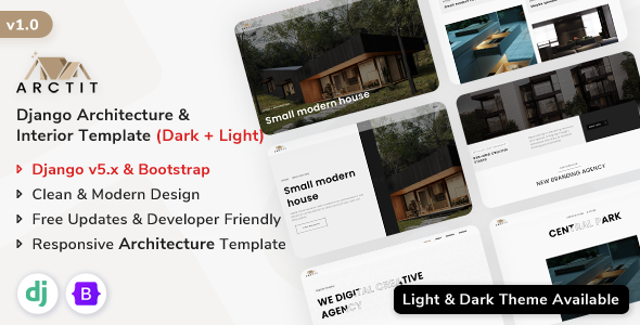 Arctit - Django Architecture & Interior Template by ShreeThemes