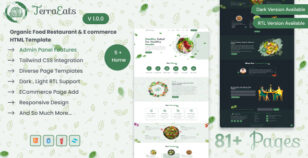 TerraEats - Organic Food Restaurant & Ecommerce HTML Template by PaiTheme