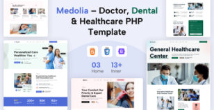 Medolia - Doctor, Dental & Healthcare PHP Template by Robert_Biswas