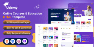 Udemy - Online Courses & Education Html Template by codifytheme