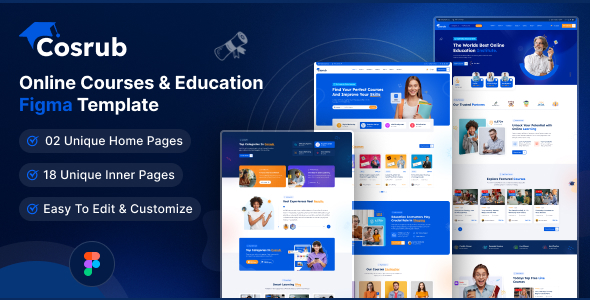 Curhub - Online Courses & Education Html Template by codifytheme