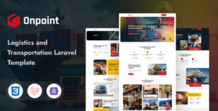 Onpoint - Logistics and Transportation Laravel Template by themehealer