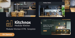 Kitchnox - Kitchen Interior Design HTML Template by ThemeArc